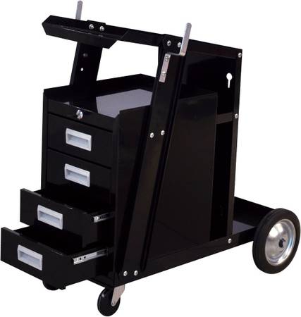 WELDING CART WITH 4 PULL OUT DRAWERS