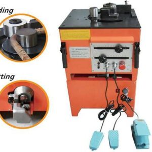 REBAR BENDER / CUTTER COMBO ELECTRIC HYDRAULIC 25MM 1" #8 HEAVY DUTY W/TWO FOOT CONTROLLS SKU# 961050 / BMRBC-25
