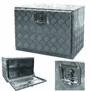 24" Aluminum Truck Under Body Truck Tool Box Tote Trailer Flat Bed