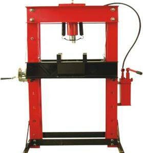 SHOP PRESS 45 TON AIR HYDRAULIC / MANUAL HEAVY DUTY