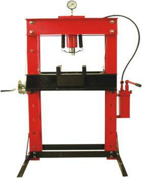 SHOP PRESS 45 TON AIR HYDRAULIC / MANUAL HEAVY DUTY