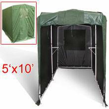 Portable Motorcycle canopy Storage Tent shed cover Garage 5x10