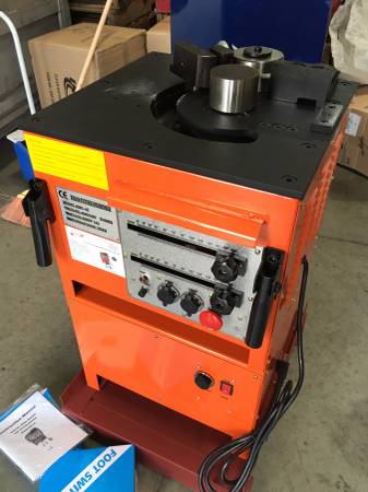 REBAR BENDER / CUTTER COMBO ELECTRIC HYDRAULIC 25MM 1" #8 HEAVY DUTY W/TWO FOOT CONTROLLS SKU# 961050 / BMRBC-25 - Image 4
