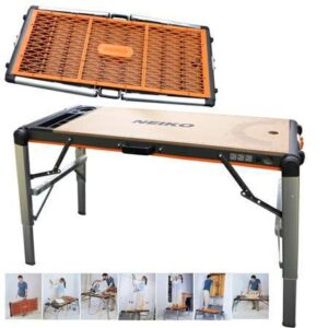SCAFFOLD WORKBENCH 2 IN 1 TABLE COLLAPSIBLE PLATFORM 500LB