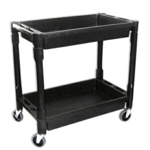 SERVICE CART PVC Brand New DOUBLE SHELF