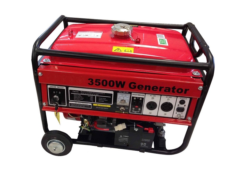 GENERATOR 3500W GASOLINE GENERATOR W / PULL START